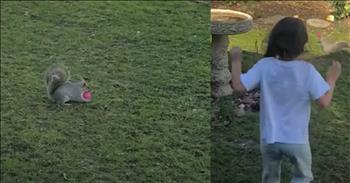 <p>A crafty and sneaky squirrel successfully stole an Easter egg in what is likely the cutest and most hilarious heist of all time.</p>

<p>Easter is a beautiful holiday. It&rsquo;s an opportunity to recognize and celebrate Jesus Christ's resurrection. That Sunday morning, when the stone was found rolled away and Christ was no longer in the grave, gives all hope. He defeated death, sin and shame!</p>

<p>Easter is when families and friends gather to eat and fellowship to remember the risen Christ. While eating is a hugely important part of these get-togethers, children often participate in Easter egg hunts.&nbsp;</p>

<p>Who doesn&rsquo;t remember sprinting into their backyard with a basket, hoping to find as many eggs as possible? Most of the plastic eggs contained pieces of candy, while others may have had money. Easter egg hunts are always popular with children, and some members of wildlife also seem to enjoy them.</p>

<p>A <a href="https://www.youtube.com/watch?v=mo_QSUS7QHo">video posted on YouTube</a> shows a squirrel disrupting an egg hunt. The animal races out into the yard, secures a bright pink plastic egg and places it in its mouth. It then easily avoids being caught by some individuals who witnessed the squirrel&rsquo;s nefarious deed.</p>

<p>About 12 seconds into the video, a little girl appears on the screen, giving chase to the squirrel as she attempts to retrieve the stolen plastic egg.&nbsp;</p>

<p>Her efforts were not successful.</p>

<p>The cute squirrel runs away from the youngster, eventually scaling a nearby tree and making its way onto the roof of a neighbor&rsquo;s house.&nbsp;</p>

<p>But that is not all. Once the squirrel makes it safely on top of the house, it begins working on its discovery, biting on the plastic shell. Hilariously, the squirrel opens the egg, and the contents of the egg can be seen rolling and falling off the house.</p>

<p>Not many people can say they had a squirrel participate in their Easter egg hunt.&nbsp;</p>

<p><em><strong><a href="https://www.godtube.com/bible/genesis/1-21">Genesis 1:21</a></strong> &ldquo;And God created the great whales, and every living creature that moves, which the waters brought forth abundantly, after their kind, and every winged fowl after his kind: and God saw that it was good.&rdquo;</em></p>
