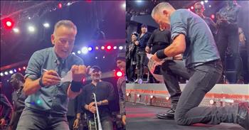 <p>Legendary rock musician Bruce Springsteen signed a youngster&rsquo;s note for school, allowing them to miss class to attend his concert.</p>

<p>Everyone has obligations, requirements and duties that they must fulfill. It doesn&rsquo;t matter who you are or what stage of your life; everyone has things they must do. No one enjoys having to do something or go somewhere, but that&rsquo;s simply a part of life. Obligations are not much fun.</p>

<p>For adults, those obligations typically consist of going to work Monday through Friday, making sure the children get to school on time and putting food on the table every evening. It can be a grind, which is why everyone enjoys the weekends and any deviation from their schedule they can get.</p>

<p>However, adults are the only people who have things asked of them. Children have school, class assignments, practices and rehearsals. But sometimes, occasionally, it&rsquo;s permissible to put these obligations and requirements aside.&nbsp;</p>

<p>A <a href="https://www.youtube.com/watch?v=Xulq4PQ3X_M">clip posted on YouTube</a> shows that one young lady who was missing school got her excuse note signed by none other than legendary musician Bruce Springsteen.&nbsp;</p>

<p>The short video begins with Bruce holding the note up for the crowd to see. With pen in hand, he then takes a knee on the stage and signs the note for the child. He then hands the note back to the student and blows a kiss as he walks off the stage.&nbsp;</p>

<p>The crowd cheers and shouts as the &ldquo;Born in the USA&rdquo; singer adds his signature to the paper. One person is heard saying, &ldquo;Bruce, you&rsquo;re awesome!&rdquo;</p>

<p><a href="https://www.foxnews.com/entertainment/bruce-springsteen-excuses-11-year-old-school-signed-note-teacher">Fox News reports</a> that Bruce stopped and signed the note for the 11-year-old girl at the end of his March 31 concert in San Francisco.&nbsp;</p>

<p>Something tells me that while the child&rsquo;s note is for missing class, she probably won&rsquo;t be turning that note in to her teacher. That&rsquo;s a moment and a school note she will cherish for the rest of her life.</p>

<p><em><strong><a href="https://www.godtube.com/bible/ephesians/4-32">Ephesians 4:32</a></strong> &ldquo;And be kind to one another, full of pity, having forgiveness for one another, even as God in Christ had forgiveness for you.&rdquo;</em></p>

