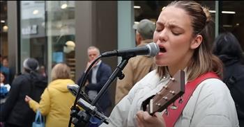 <p>Busker Allie Sherlock sings a moving rendition of&nbsp; &ldquo;I Want To Know What Love Is&rdquo; on the bustling streets of Dublin. And her soul-stirring performance creates a beacon of pure musical enchantment amidst the hustle and bustle of everyday life.</p>

<p>Allie Sherlock, an Irish singer, guitarist, and YouTube sensation, captivates passersby with her soul-stirring renditions of timeless classics.</p>

<p>On narrow cobblestone streets with her guitar in hand and a voice that seems to echo from the depths of her soul, Allie Sherlock mesmerizes her audience from the moment she strums her first chord. There's a raw authenticity to her music that transcends the noise of the city streets, drawing listeners into a world of pure emotion and connection.</p>

<p>As she pours her heart into each lyric, it's as if the very essence of the song comes alive through her. She imbues every note with passion and weaves tenderness into every melody. It's a performance that speaks to the universal longing for love and understanding, a sentiment that resonates with each person who stops to listen.</p>

<p>&ldquo;I wanna know what love is</p>

<p>I want you to show me</p>

<p>I wanna feel what love is</p>

<p>I know you can show me&rdquo;</p>

<p>But it's not just Allie's vocal talent that leaves a lasting impression. It's her genuine warmth and humility that truly sets her apart. Despite her rising fame and accolades, she remains grounded, connecting with her audience personally with every smile and nod of appreciation.</p>

<p>Allie Sherlock's journey from the streets of Dublin to the global stage is remarkable. Through her <a href="https://www.youtube.com/channel/UCGnsRwFS8Xm13lMAeouzT9g">YouTube channel</a>, she has shared her musical gifts with the world, garnering 1,302,262,482 million views and capturing the hearts of fans across the globe. From opening for OneRepublic on tour to gracing the stage of The Ellen DeGeneres Show, her star continues to rise, but she remains true to her roots as a street performer at heart.</p>

<p>In a world that often feels chaotic and divided, Allie Sherlock's music reminds us of the power of love and connection to unite us all. Her rendition of "I Want to Know What Love Is" is not just a song. It's a soulful journey that touches the deepest parts of our being and leaves us forever changed.</p>

<p>So here's to Allie Sherlock, a true musical gem whose talent knows no bounds. May she continue to serenade us with her enchanting melodies and inspire us with her unwavering passion for music. And may we all be blessed to experience the magic of her music, whether on the streets of Dublin or beyond.</p>

<p><em><strong><a href="https://www.godtube.com/bible/psalms/96-1">Psalm 96:1-2</a></strong> "Sing to the Lord a new song; sing to the Lord, all the earth. Sing to the Lord, praise his name; proclaim his salvation day after day."&nbsp;</em></p>
