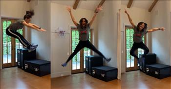 Jennifer Garner Defies Gravity In Hilarious Clip