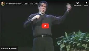 Comedian Robert G. Lee : The 8 Minute Bible