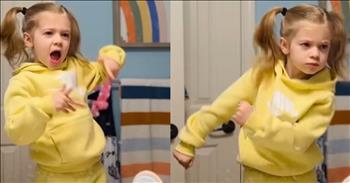 <p>Charlotte Tucker delights with a hilarious lip-sync routine to Usher&rsquo;s &lsquo;Yeah.&rsquo; This performance will surely melt your heart and pump up your day all at once!</p>

<p>In a world filled with chaos and constant hustle, there's something utterly heartwarming about stumbling upon pure, unadulterated joy. And that's precisely what happened when little Charlotte Tucker graced the internet with her infectious energy.</p>

<p>Picture this: a bright morning sun streaming through the windows, casting a warm glow on the room. Enter Charlotte, a pint-sized bundle of energy, rocking a vibrant yellow sweatpants outfit and adorable pigtails that bounce with each step. But it's not just her appearance that captivates&mdash;it's the attitude she exudes as she grooves to the beats of Usher's "Yeah."</p>

<p>With a mischievous twinkle in her eye and a smirk playing on her lips, Charlotte Tucker dances with all the sass and confidence of someone twice her age. Every move is deliberate, every shake of her hips a declaration of fun in her little world. And as Usher's infectious rhythm fills the room, she's in her element, owning every beat with sheer delight.</p>

<p>But it's not just about the dance. It's about the <a href="https://www.instagram.com/p/C2hzw_yOg_s/">caption</a> accompanying the video: "Just a little dance to pump ourselves up for an awesome end of the week! (And maybe pump ourselves up to clean the mirror.)."&nbsp;</p>

<p>This blend of innocence and cheekiness makes Charlotte's dance even more endearing. She's not just dancing for the sake of it; she's seizing the day with all the gusto of a seasoned performer, loving life.</p>

<p>Indeed, watching Charlotte's dance is like catching a glimpse of pure sunshine&mdash;a reminder of the simple joys that can brighten even the dreariest of days. And as the <a href="https://www.instagram.com/p/C2hzw_yOg_s/">TikTok</a> video racked up over 260,000 likes, it's clear that her infectious spirit resonated with hearts around the world.</p>

<p>In a world that often feels jaded and weary, Charlotte Tucker reminds us of the pure, unfiltered joy that comes from simply being alive. Children are a blessing from the Lord, bringing joy, wonder, and boundless love into our lives. What a blessing to witness the sweetest little thing with just the right amount of attitude. Indeed, kids like Charlotte are the true treasures of this world, and we're all the richer for having them in our lives.</p>

<p><em><strong><a href="https://www.godtube.com/bible/psalms/127-3">Psalm 127:3</a></strong> "Behold, children are a heritage from the Lord, the fruit of the womb a reward."</em></p>
