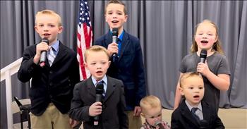 <p>A group of adorable and musically gifted children turned in a sweet and moving a cappella rendition of the beloved hymn &ldquo;Nothing but the Blood of Jesus.&rdquo;</p>

<p>Since sin first entered the world in the Garden of Eden, it has done nothing but cause damage and destruction. Sin has ruined lives, torn about relationships, ended marriages and brought about death and disease.&nbsp;</p>

<p>Everything that sin touches is made infinitely worse. The evidence is right in front of us. This world is a lost and fallen place full of people who have willingly turned their backs on God. But even though we, as sinners, turned away from Him, He still loved us. He loved us enough to send His one and only Son, who died a horrible, agonizing and completely undeserving death on the cross.</p>

<p>He went through all of that for you and me. Because of Christ&rsquo;s death and the blood shed on the cross, we have a chance and hope for salvation and eternal life with Him.</p>

<p>In a <a href="https://www.youtube.com/watch?v=j-3gTWUnvZo">clip posted on YouTube</a>, six children sing &ldquo;Nothing but the Blood of Jesus,&rdquo; the beloved hymn about Christ and the mighty and life-changing power of His blood. The blood of Christ can wash away sin and repair us to a right relationship with God.&nbsp;</p>

<p>The hymn&rsquo;s opening and memorable verse is simple yet powerful, moving and true.</p>

<p>&ldquo;What can wash away my sin?</p>

<p>Nothing but the blood of Jesus</p>

<p>What can me whole again?</p>

<p>&nbsp;Nothing but the blood of Jesus&rdquo;</p>

<p>These youngsters singing about Christ&rsquo;s lifesaving and life-changing blood are part of the Cinereski Family. On the <a href="https://www.youtube.com/@JoyfilledLiving/videos">family&rsquo;s YouTube channel</a> are dozens more videos of them singing such beloved and timeless hymns like &ldquo;Victory in Jesus,&rdquo; &ldquo;I&rsquo;ll Fly Away,&rdquo; and &ldquo;What a Day That Will Be.&rdquo;</p>

<p><em><strong><a href="https://www.godtube.com/bible/1-john/1-9">1 John 1:9</a></strong> &ldquo;If we say openly that we have done wrong, he is upright and true to his word, giving us forgiveness of sins and making us clean from all evil.&rdquo;</em></p>
