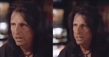 <p>Legendary rock musician Alice Cooper has shared his powerful testimony about his return to and faith in Jesus Christ.</p>

<p>The world is a lost and fallen place, many whose inhabitants don&rsquo;t know Jesus or may have known Him at one point but have since fallen away. God loves all and does not want to see anyone perish. He even sent His one and only Son to die on the cross, taking our place, but He is a just and righteous God who keeps His word.&nbsp;</p>

<p>For those who fail and refuse to let Jesus Christ into their hearts, Hell awaits them. That&rsquo;s a frightening thought, but in a <a href="https://www.tiktok.com/@jondod/video/7189300724935789867?lang=en">clip posted on social media</a>, Alice Cooper said it caused him to return to Christ. However, Christ&rsquo;s love ultimately opened Alice&rsquo;s heart, mind and eyes to see and truly understand God.</p>

<p>&ldquo;I came to Christ because of my fear of God,&rdquo; Alice said. &ldquo;I totally understood that Hell was not getting high with Jim Morrison.&rdquo;</p>

<p>Alice adds that after returning to the Lord, he heard about God&#39;s love, which completely changed his life and perspective.</p>

<p>&ldquo;But I went to another church, and that pastor preached the love of Christ, which, now you put the two together, and it was exactly right,&rdquo; he said.</p>

<p>Later in the clip, Alice stated how Jesus Christ came into his heart and changed his life, turning his entire world upside down and allowing him to see clearly for the first time.&nbsp;</p>

<p>&ldquo;But when the Lord opens your eyes, and you suddenly realize who you are and who He is, oh,&rdquo; he said.</p>

<p>This dramatic change caused him to almost give up music, to stop being Alice Cooper the rockstar. However, Alice&rsquo;s pastor at the time encouraged him to continue music but just one who follows Jesus Christ and now leads out a rockstar lifestyle.&nbsp;</p>

<p>God has a never-ending love for all, and He will continue chasing after the lost, hoping they turn to Him. However, the ultimate decision of whether we accept Christ or deny Him is up to us.</p>

<p><strong><a href="https://www.godtube.com/bible/romans/5-8">Romans 5:8</a></strong> &ldquo;But God has made clear his love to us, in that, when we were still sinners, Christ gave his life for us.&rdquo;</p>
