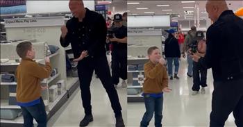 <p>Dwayne Johnson's adorable Rock, Paper, Scissors moment with a child in Target has melted hearts worldwide, showcasing not only his star power but also his genuine kindness and humility. When the eager youngster challenged Dwayne to a game of rock, paper, scissors instead of asking for an autograph or photo, it sparked a heartwarming moment that epitomizes the actor's incredible rapport with his fans.</p>

<p>As the game unfolded, Dwayne's competitive spirit shone through, but so did his playful nature and genuine affection for his admirers. Despite his busy schedule, Dwayne graciously accepted the challenge and engaged wholeheartedly, proving once again why he's not just a Hollywood superstar but also a beloved role model for countless individuals around the world.</p>

<p>In the end, it was the young fan who emerged victorious, much to the delight of onlookers who had gathered to witness the unexpected showdown. Dwayne, ever the gracious loser, congratulated the triumphant youngster and promised that "payback is coming!"</p>

<p>Dwayne posted the encounter on his <a href="https://www.instagram.com/reel/C6lAZxYOpnk/">Instagram</a> page and captioned it with, &ldquo;Gotta respect this kid&rsquo;s tenacity - he ain&rsquo;t taking an L in public from The Final Boss.&rdquo;&nbsp;</p>

<p>This heartwarming encounter serves as a poignant reminder of the importance of kindness and connection, even in the midst of busy schedules and hectic lives. Dwayne's willingness to embrace moments of spontaneity and engage with his fans on a personal level speaks volumes about his character and integrity as a public figure.</p>

<p>As <a href="https://www.godtube.com/bible/proverbs/11-25">Proverbs 11:25</a> reminds us, "A generous person will prosper; whoever refreshes others will be refreshed." Dwayne's selfless gesture not only brought joy to the young fan but also served as a source of inspiration for all who witnessed it. In a world often characterized by division and strife, acts of kindness like these have the power to uplift spirits and unite communities in a shared sense of warmth and humanity.</p>

<p>Ultimately, Dwayne's encounter with the young fan at Target is a testament to the transformative power of compassion and connection, reminding us all to embrace moments of spontaneity and kindness in our own lives.</p>

<p><em><strong><a href="https://www.godtube.com/bible/proverbs/11-25">Proverbs 11:25</a></strong>&nbsp; "A generous person will prosper; whoever refreshes others will be refreshed."</em></p>
