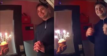 <p>In a heartwarming display of kindness, two police officers turned a routine 911 call into a heartwarming celebration with a cupcake and candles for a special needs man named Chris on his 25th birthday. Instead of merely responding to the call at midnight, Officers Israel and Frank went above and beyond to ensure that Chris felt special on his special day.</p>

<p>When Chris dialed 911, he had a simple request: He wanted someone to wish him a happy birthday. Little did he know that his call would prompt a heartwarming response that would touch the hearts of millions, even though it was the early hours of the morning.&nbsp;</p>

<p>Upon arriving at Chris&#39; home, Officers Israel and Frank knew they couldn&#39;t &quot;show up empty-handed.&quot; They stopped at a store to pick up some treats, including a cupcake, candles, and warm wishes.</p>

<p>As captured by the officer&#39;s <a href="https://www.facebook.com/watch/?ref=embed_video&amp;v=1637308117044990">body cam</a>, the surprise encounter unfolded with smiles and laughter. Chris greeted the officers with a smile as they presented him with the birthday treats. They sang &quot;Happy Birthday&quot; as Chris beamed with joy, blowing out the candles with enthusiasm.</p>

<p>The simple act of kindness brought tears to Chris&#39; eyes as he thanked the officers for making his birthday unforgettable. At that moment, he felt appreciated and loved, surrounded by the warmth of strangers who had gone out of their way to make him feel special.</p>

<p>This heartwarming gesture reminds us of the power of kindness and compassion in our everyday lives. As <a href="https://www.godtube.com/bible/proverbs/11-25">Proverbs 11:25</a> reminds us, &quot;A generous person will prosper; whoever refreshes others will be refreshed.&quot; In this instance, Officers Israel and Frank exemplified the true spirit of generosity, bringing joy and happiness to Chris on his birthday.</p>

<p>Their actions serve as a poignant reminder that even the smallest acts of kindness can have a profound impact on others. As we navigate life&#39;s challenges, let us always strive to extend kindness and compassion to those around us, spreading love and joy wherever we go.</p>

<p><em><strong><a href="https://www.godtube.com/bible/proverbs/11-25">Proverbs 11:25</a></strong> &quot;A generous person will prosper; whoever refreshes others will be refreshed.</em></p>
