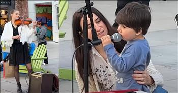 <p>Check out this heartwarming rendition of the song &lsquo;Hallelujah&rsquo; from one adorable 3-year-old.</p>

<p>&lsquo;Now I've heard there was a secret chord that David played, and it pleased the Lord</p>

<p>But you don't really care for music, do you?</p>

<p>It goes like this, the fourth, the fifth, the minor falls, the major lifts</p>

<p>The baffled king composing Hallelujah&rsquo;</p>

<p>This well-known song by Leonard Cohen was written in 1984 and has become one of the most popular songs of all time. Karolina Protsenko covers it in this video with her violin and her brothers Leo, who is 5 years old, and Nicholas, who is 3 years old. Leo plays beautifully on the piano, and Nicholas is so precious, singing out the lyrics of the song into the microphone. Many people around them watch their wonderful performance and can&rsquo;t help but smile at the sweet sight.</p>

<p>&ldquo;That is beyond cute! Karolina's violin playing was magical. Wow!&rdquo; <a href="https://www.youtube.com/watch?v=71PlQInQqxM">comments</a> one person on YouTube after watching the video.</p>

<p>&ldquo;This is so amazing. Little musical geniuses in the making. So much talent in this family. I hope the joy of music follows them all their lives,&rdquo; <a href="https://www.youtube.com/watch?v=71PlQInQqxM">writes</a> another person online.</p>

<p>When it comes to the Protsenko family, everyone has a deep love for one another and for music. Karolina, who is the oldest of her siblings, is a talented young musician who plays violin, sings, and also loves to read and bake. Leo is known to pick up any instrument and sing along whenever he hears the music. He&rsquo;s also very good at playing piano, as seen in this video. And Nicholas, the youngest of the bunch, uses his voice to add music to the family. He also really enjoys his family&rsquo;s concerts.</p>

<p>What a sweet family video of these three siblings performing the song &lsquo;Hallelujah.&rsquo; We hope that you enjoyed watching it today!</p>
