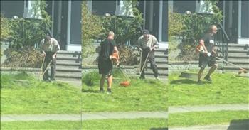 <p>One man, a Good Samaritan, lent a hand and helped an elderly gentleman and helped him with his yard work.</p>

<p>We can all be kinder, more patient and nicer to one another. Even the kindest, most caring individual can do more for others. There is plenty of need in this fallen world; look around you to confirm this statement.</p>

<p>While we may fall far short of the mark, we can always try to be kinder, more patient and give others more grace. A little bit of kindness can and will go a long way. We may never see the end results that our unexpected act of kindness had on someone else, but we can rest assured that it did make a difference.</p>

<p>Unexpected acts of kindness can take all shapes, sizes and forms. <a href="https://www.tiktok.com/@tammypencer/video/7366840562663623941">A video posted on social media</a> lending a hand and taking time to help a senior citizen with yard work. The minute-and-a-half video starts with the elderly man working in his yard. It appears he&rsquo;s trying to cut down some stubborn blades of grass.</p>

<p>Seconds into the clip, a much younger man carrying a weed eater walks into the frame, crosses the road and helps the senior citizen with those pesky weeds.</p>

<p>The elderly man&rsquo;s actions show that he was taken aback by the Good Samaritan. He looks up, immediately stops what he&rsquo;s doing and takes a few steps back, giving the younger man room to work in the yard.</p>

<p>The video&#39;s description, which the Good Samaritan&rsquo;s wife posted, states that her husband pulled the car over, hopped out and got to work.</p>

<p>That act of kindness may not have been massive or something that would set a world-changing revolution in motion, but it likely meant the world to that elderly gentleman. A little kindness here and there can have a massive impact on someone&rsquo;s day, week and even life.</p>

<p><em><strong><a href="https://www.godtube.com/bible/ephesians/4-32">Ephesians 4:32</a></strong> &ldquo;And be kind to one another, full of pity, having forgiveness for one another, even as God in Christ had forgiveness for you.&rdquo;</em></p>
