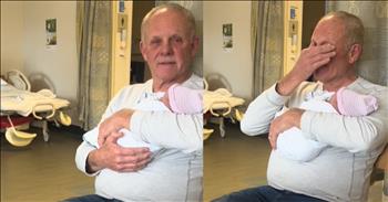 <p>There are some moments worth recording. Check out a grandfather&#39;s heartwarming response in this video after learning his grandson&#39;s name.</p>

<p>At the start of this video, the baby&rsquo;s mother proceeds to say to her parents, &ldquo;You guys didn&rsquo;t even ask what his name is.&rdquo; As her father, the grandpa, holds this precious new little life, he jokes that he heard it was Snoop Dog. His daughter laughs and says the name, &ldquo;Pierce Steven Parrot.&rdquo; All of a sudden the father realizes that this sweet boy is named after him. He gets choked up and begins to cry tears of happiness. He cannot even respond because he is speechless, and he provides a thumbs up in response.</p>

<p>This video gives us all of the emotions that come with family and new life. It is adorable how this man has received the honor of having a child named after him. This is a unique gift that not everyone receives. The emotions overcome him and he is completely humbled and blessed. Witnessing this sweet experience causes us to feel as if we are almost in the room with them celebrating this name. Our hearts feel the depth of this decision to name this boy after the girl&rsquo;s father. We are in awe.</p>

<p>Names carry special meanings and purposes. The Lord has given us new names in Him. We are adopted into His family. When we believe in Jesus, we are able to carry His name and honor Him. Imagine that this too could bring tears of joy like this grandpa to our Heavenly Father. It is our greatest blessing to carry the name of disciples of Jesus.</p>

<p><em>&ldquo;And whatever you do, whether in word or deed, do it all in the name of the Lord Jesus, giving thanks to God the Father through him.&rdquo; <strong><a href="https://www.godtube.com/bible/Colossians/3-17">Colossians 3:17</a></strong></em></p>
