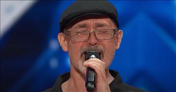 <p>One man, a janitor, turned in a stunning and awe-inspiring performance on America&rsquo;s Got Talent, winning a Golden Buzzer and everyone&rsquo;s heart in the process.</p>

<p>Shows like American Idol, America&rsquo;s Got Talent and The Voice remain popular despite being on television for years. Yes, everyone enjoys watching and listening to people sing and perform. However, those programs&rsquo; staying power comes from the contestants&rsquo; stories and journeys.</p>

<p>Everyone wants a chance in life. That&rsquo;s all most people ever want. Sadly, many people never get that opportunity, for whatever reason, to display their God-given talents and show others what they can do. Shows like America&rsquo;s Got Talent give those often overlooked and forgotten people that opportunity.</p>

<p>Richard Goodall is a janitor from Terre Haute, Indiana. He wanted nothing more than to show others what he could do after being told by people that he had the talent to make it. So, he hopped on a plane (his first plane ride ever) to Los Angeles and gave the America&rsquo;s Got Talent judges <a href="https://www.youtube.com/watch?v=cffU0jSYJd8">a performance they won&rsquo;t soon forget</a>.</p>

<p>Richard auditioned by singing Journey&rsquo;s classic &ldquo;Don&rsquo;t Stop Believin,&rdquo; which he says he chose for obvious reasons.</p>

<p>A single moment can change a life forever. Richard experienced one of those instances when he auditioned in front of the show&rsquo;s four judges and the studio audience. It was a magical moment for everyone involved &ndash; the studio audience, the judges and Richard.</p>

<p>From the second he opened his mouth and began belting out the song&rsquo;s iconic first verse, Richard had everyone stunned and astonished at his beautiful, God-given musical talents.</p>

<p>The judges heaped praise on Richard, giving him compliment after compliment. Heidi Klum responded by slamming the Golden Buzzer and sending confetti to the floor.</p>

<p>Richard was left in tears at the overwhelmingly positive reception.</p>

<p><em><strong><a href="https://www.godtube.com/bible/psalms/105-2">Psalm 105:2</a></strong> &ldquo;Let your voice be sounding in songs and melody; let all your thoughts be of the wonder of his works.&rdquo;</em></p>
