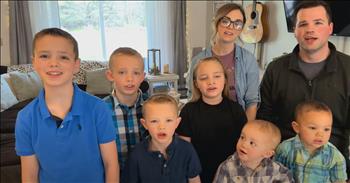 <p>A large family &ndash; six children and a mother and father &ndash; turned in a beautiful performance of the beloved hymn &ldquo;God is so Good.&rdquo;</p>

<p>Life can be a struggle at times. Situations and circumstances will leave you battered and bruised. Sadly, we&rsquo;ll all experience instances that will bring about intense grief, suffering and pain. Those situations have a way of visiting and finding everyone at one time or another.</p>

<p>However, no matter what we&rsquo;re going through or enduring, we can rest assured that God has not left. He is still on the throne and in control. He remains the same loving, righteous and faithful God.</p>

<p>The old but beloved classic hymn &ldquo;God is so Good&rdquo; beautifully describes a loving, loyal and faithful God. In a <a href="https://www.youtube.com/watch?v=VnaGah9Tbk8">clip posted on YouTube</a>, the Cinereski Family performs this classic, reminding us of God's goodness.</p>

<p>&ldquo;God is so good</p>

<p>God is so good</p>

<p>God is so good</p>

<p>He&rsquo;s so good to me&rdquo;</p>

<p>Every family member sounds terrific as they all demonstrate their God-given musical gifts. It&rsquo;s a version you&rsquo;ll want to listen to repeatedly if for nothing else, to be reminded of the mighty and powerful God we serve.</p>

<p>The fantastic vocal performances are not the only reasons to watch and listen to the Cinereski Family sing &ldquo;Good is so Good.&rdquo; When small children are involved, you can never be too sure what they&rsquo;ll do and when; that is the case here.</p>

<p>Keep your eye on the young man in the front row, second from the right. Around the 30-second mark of the clip, he seemingly has heard enough. He plugs and eventually covers his ears. Everyone else in the video continues singing as the little guy shows that he&rsquo;s heard all that he wants to hear.</p>

<p><em><strong><a href="https://www.godtube.com/bible/colossians/3-16">Colossians 3:16</a></strong> &ldquo;Let the word of Christ dwell in you richly in all wisdom; teaching and admonishing one another in psalms and hymns and spiritual songs, singing with grace in your hearts to the Lord.&rdquo;</em></p>
