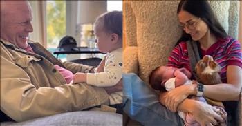 <p>Hollywood actors Bruce Willis and Demi Moore have been captured on camera sharing heartwarming moments with their first grandchild.</p>

<p>Children will forever change your life. Becoming and being a parent is one of life&rsquo;s greatest blessings. However, your life will never be the same after youngsters enter the picture. It will be significantly enhanced by the presence of those little ones walking about, learning and exploring a whole new world.</p>

<p>As wonderful as children are, all parents will find themselves exhausted trying to keep up with their little bundles of joy at one time or another. That&rsquo;s when parents are grateful for grandparents, who are always happy to spend time with their grandchildren.</p>

<p>A <a href="https://www.instagram.com/p/C68koeOouRq/">clip posted on social media</a> shows that actors Bruce Willis and Demi Moore are more than happy to spend time with their grandchild. The adorable clip shows images of Bruce and Demi doting on their first grandchild and staring lovingly at the precious child as Steve Wonder&rsquo;s classic &ldquo;Isn&rsquo;t She Lovely&rdquo; plays.</p>

<p>Children are precious gifts from the Lord. Just look at how Bruce and Demi lovingly gaze at their grandchild.</p>

<p>The video&#39;s text points out that the baby, Louetta Isley, is the child of Rumer Willis, Bruce and Demi&rsquo;s oldest daughter.</p>

<p>Bruce and Demi are every grandparent when they are around their grandchildren. Nothing else in the world matters to them; they would do anything within their power for that child or children.</p>

<p>Plus, grandchildren get to do all the fun stuff with the kiddos because when the child gets tired and upset at the end of the day, they go back home to mom and dad. Grandpa and Grandma get to spoil the child, giving them everything and anything they want as they take in and cherish every precious moment with that child.</p>

<p><em><strong><a href="https://www.godtube.com/bible/proverbs/17-6">Proverbs 17:6</a></strong> &ldquo;Children&rsquo;s children are the crown of old men, and the glory of children is their fathers.&rdquo;</em></p>
