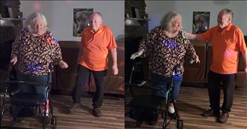 <p>The music of the 50s is still swinging today. Senior couple rocks the dance floor to &lsquo;Long Tall Sally&rsquo; by Little Richard.</p>

<p>Little Richard is a classic singer and performer. From his smooth dance skills, amazing voice, and suave style, He was the full package for the music industry. In this adorable clip, a precious senior couple is showing that they still have the moves to &lsquo;Long Tall Sally.&rsquo; Even in a walker, the wife is on beat and dancing incredibly. The husband is kicking his feet, doing a form of step-ball-change. They raise their arms and groove.</p>

<p>The two are very entertaining to watch. They are just enjoying an evening in their living room and decide to invite us in on the fun. Their routine is well thought out and fun. The video has gone viral for obvious reasons because not only does this couple represent an exciting musical era, but they are showing that their marriage has lasted and they are still dancing together. It is a sweet reminder to everyone that no matter what the age, we all can continue to grow in our marriages and relationships around us. They have a loyalty that has remained over time.</p>

<p>God shows us this kind of relationship. He is the perfect model for a long-term covenant, and he is full of adventure. When we have accepted Him as Savior, Jesus is still dancing with us no matter what age and leading us on. If you feel like you are out of touch with your youth and the joys of dancing, remember that you can still carry a youthful spirit. You can celebrate that Christ has made you alive, and you can dance in your heart even if you can no longer move with your body. We all can learn to laugh and dance in His presence because we are secure in that love.</p>

<p><em>&ldquo;Let them praise his name with dancing and make music to him with timbrel and harp. For the LORD takes delight in his people; he crowns the humble with victory.&rdquo; <strong><a href="https://www.godtube.com/bible/Psalms/149-3">Psalm 149:3-4</a></strong></em></p>
