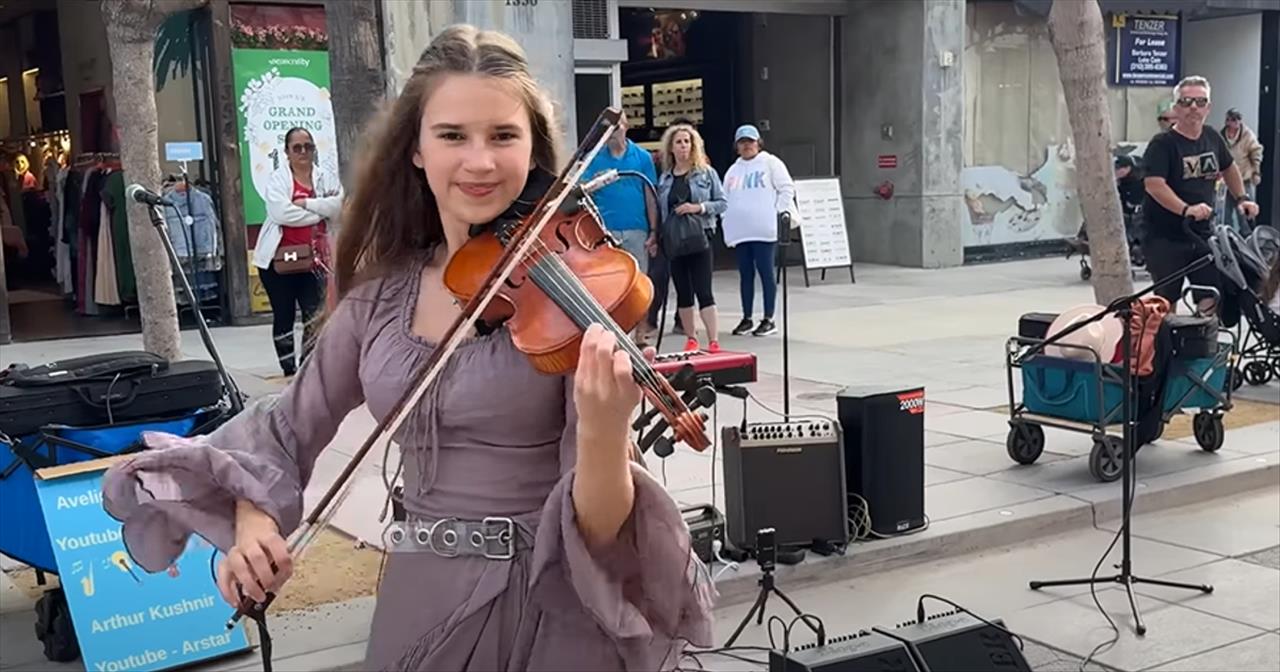 Teen's Stunning Violin Rendition of 'Take Me Home, Country Roads'