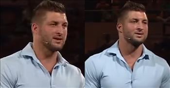 <p>Former football star Tim Tebow shared a powerful story about how God used the game of football to get millions of people to look up and read John 3:16.</p>

<p>Most people are incredibly familiar with the Bible verse John 3:16 and can recite it with relative ease. While it&rsquo;s the most famous verse in the Bible, it&rsquo;s also, without question, the most important. The words in that verse are the foundation for everything else in the Bible. Without John 3:16, nothing else in the Bible matters.</p>

<p>In a <a href="https://www.instagram.com/p/C6Wfzb5rNcP/">clip posted on social media</a>, Tim gives a presentation in which he talks about his playing football days at the University of Florida and later in the NFL. Tim mentions how God used a simple, seemingly insignificant move to introduce millions to Jesus Christ and John 3:16. It&rsquo;s a story that shows the unbelievable power of God.</p>

<p>Football players commonly wear black anti-glare strips under their eyes. These strips are intended to help players see better while on the field. Recently, some players have started writing messages in the strips. When he was a quarterback at the University of Florida, Tim began writing &ldquo;Phil 4:13,&rdquo; also a popular Bible verse, on his strips.</p>

<p>However, one year, right before Florida was about to play in the national championship game, Tim started getting a prodding and a feeling from God that he needed to change up the verse. So, instead of Philippians 4:13, he wrote &ldquo;John 3:16&rdquo; underneath his eyes.</p>

<p>Then, two days after the game, he learned God used that one change to do something amazing! The news came in the form of a phone call to then Florida&rsquo;s football coach, Urban Meyer.&nbsp; Tim learned that more than 90 million people Googled &ldquo;John 3:16&rdquo; because they saw it under his eyes during the game.&nbsp;</p>

<p>Three years later to the day, when Tim was now playing in the NFL, God did something very similar, introducing millions of people to that all-important verse: John 3:16.</p>

<p><em><strong><a href="https://www.godtube.com/bible/john/3-16">John 3:16</a></strong> &ldquo;For God so loved the world, that he gave his only begotten Son, that whoever believes in him should not perish, but have everlasting life.&rdquo;</em></p>

