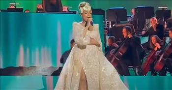 <p>Check out this stunning performance of &lsquo;Can You Feel The Love Tonight&rsquo; from Jennifer Hudson.</p>

<p>&lsquo;There's a calm surrender to the rush of day</p>

<p>When the heat of a rolling wind can be turned away</p>

<p>An enchanted moment, and it sees me through</p>

<p>It's enough for this restless warrior just to be with you&rsquo;</p>

<p>What an incredible performance from the talented Jennifer Hudson! In the video, Jennifer Hudson is singing &lsquo;Can You Feel The Love Tonight&rsquo; at the Hollywood Bowl, which is an amphitheater in the Hollywood Hills of Los Angeles, California. She is in a breathtaking, sparkly dress with a full orchestra playing behind her. And many people online shared their thoughts on the singer&rsquo;s lovely performance.</p>

<p>&ldquo;Jennifer Hudson, you looked like a Disney princess - absolutely stunning! Your voice was as beautiful as ever. Thank you for the performance,&rdquo; one person <a href="https://www.youtube.com/watch?v=E49uh3KIUbg">writes</a> online after watching the video.</p>

<p>&ldquo;She commands that stage! She is truly given one of the greatest gifts ever. There are few in her league,&rdquo; another person <a href="https://www.youtube.com/watch?v=E49uh3KIUbg">comments</a> on YouTube.</p>

<p>When it comes to &lsquo;Can You Feel The Love Tonight,&rsquo; the beautiful song was featured in the Disney movie The Lion King when the main character, Simba, falls in love with his childhood friend Nala, to the dismay of his friends Timon and Pumbaa. Elton John was the one who wrote the song, and the voice actors in the film sang the song in the movie scene. Elton John&rsquo;s version plays over the film's end credits.</p>

<p>At first, the song was originally supposed to be a parody by Timon and Pumbaa, but Elton John wanted it to be this big romantic number. That&rsquo;s when it was reworked as a love song about Simba and Nala's budding romance. The reception of &lsquo;Can You Feel The Love Tonight&rsquo; went so well that it won the Academy Award for Best Original Song in 1995.</p>

<p>Jennifer Hudson did an incredible job with her rendition of &lsquo;Can You Feel The Love Tonight,&rsquo; and we hope you enjoyed listening to her sing it today!</p>
