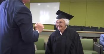 <p>A 105-year-old woman finally received her master&rsquo;s degree after waiting more than 80 years for it.</p>

<p>Regardless of whether someone is still in school or not or how many degrees they might hold, an education is never truly complete. There will always be more knowledge and information to learn and obtain. Someone who says otherwise or believes getting an education is useless is an individual to avoid at all costs.</p>

<p>No matter the age or stage in life, we can all learn more. The old saying, &ldquo;You can&rsquo;t teach an old dog new tricks,&rdquo; while an incredibly popular adage, couldn&rsquo;t be more wrong. Pick up a book on a subject you know little or nothing about. You&rsquo;re almost guaranteed to come away with more knowledge than you had before you began reading on page one.</p>

<p>Virginia Hislop understands the importance of education. That is why, after more than 80 years, she took part in Stanford University&rsquo;s graduation ceremonies and received her master&rsquo;s degree, according to a <a href="https://www.youtube.com/watch?v=ZMMQmAiFOzw">clip posted on YouTube</a>.</p>

<p>Virginia had originally started working on her master&rsquo;s degree in education at Stanford University in 1940. But WWII interrupted her educational plans. Her husband, George, was a second lieutenant in the Army, and his unit was called up, so Virginia and her husband moved to Oklahoma.</p>

<p>After moving, Virginia became a mother of two children but never returned to her degree. However, in Oklahoma and later in Washington, Virginia continued to work in the educational field, on different boards and committees.&nbsp;</p>

<p>As the clip mentions, while Virginia may have forgotten about her studies at Stanford University, one family member did not &ndash; her son-in-law. He found out that because of the university&rsquo;s change in requirements, Virginia had achieved enough credits to qualify for a degree. And so, Virginia attended and walked in the school&rsquo;s recent graduation ceremony.&nbsp;</p>

<p>Everyone in attendance stood up and applauded the elderly graduate who waited more than 80 years to receive her master&rsquo;s degree.</p>

<p><em><strong><a href="https://www.godtube.com/bible/proverbs/1-7">Proverbs 1:7</a></strong> &ldquo;The fear of the Lord is the start of knowledge: but the foolish have no use for wisdom and knowledge.&rdquo;</em></p>
