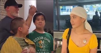 <p>Get ready for the tissues. A brother shows support for his sister fighting cancer in the sweetest way.</p>

<p>A beautiful teen girl is given a horrible diagnosis of cancer. Her long and gorgeous brown locks are being cut and shaved off in preparation for chemotherapy. To show support as her tears fall from her eyes and she grabs a tissue, she turns to her kind-hearted brother standing right next to her and gives him a smile as his head is shaved for support.&nbsp;</p>

<p>The brave young woman shared that she went to the ER in March, and they discovered a cancerous mass. She tells how her lymphoma is very hostile and quick, so it needs treatment fast. The girl&#39;s name is Tita Hall, and she tells how her family has been by her side during every step of the process. She shares with a smile as Tita tells how her brother Levi was with her when she was getting her head shaved, and she thought he was kidding around about getting his head shaved. To her surprise, he sat down and shaved his head, too. She was so proud and encouraged by his actions.&nbsp;</p>

<p>The brother Levi says that he wanted to be there for her and he jokes that he was also in bad need of a haircut. Tita has finished 3/6 rounds of chemo now. She tells boldly, &ldquo;I didn&rsquo;t take this as why is God punishing me. I took it as what can I do to help others in this situation.&rdquo; She chose to share her story virtually to encourage others.&nbsp;</p>

<p>Her mother then tells about how she has always been positive since she was born. She reveals that when they found out about the cancer, her brave daughter turned to her and told her mother that she was going to be ok. She said, &ldquo;That&rsquo;s her character.&rdquo; This girl has modeled such faith and security that God loves her and has a plan in the midst of her pain. It is truly inspiring. Please pray for her.</p>

<p><em>&ldquo;Count it all joy, my brothers, when you meet trials of various kinds, for you know that the testing of your faith produces steadfastness. And let steadfastness have its full effect, that you may be perfect and complete, lacking in nothing.&rdquo; <strong><a href="https://www.godtube.com/bible/James/1-2">James 1:2-4</a></strong></em></p>
