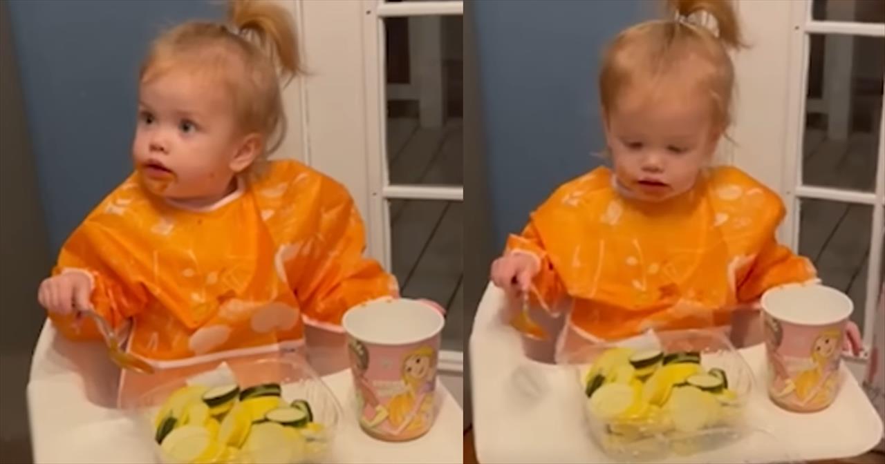 Adorable Little Girl's Priceless Response to Food Swap