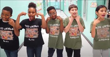 <p>Listen to this delightful cover from the PS22 Chorus of Stevie Wonder&rsquo;s song &lsquo;Don't You Worry 'Bout A Thing.'</p>

<p>&lsquo;Everybody's got a thing</p>

<p>But some don't know how to handle it</p>

<p>Always reachin' out in vain</p>

<p>Just taking the things not worth having but&rsquo;</p>

<p>The video starts off with the kids in the PS22 Chorus jumping around and dancing while they happily sing the lyrics to &lsquo;Don't You Worry 'Bout A Thing.' Their smiles cover their faces from ear to ear, and the joy that you see in them is infectious. How wonderful it is to see these students using their talents to share happiness with the world!</p>

<p>&ldquo;There's a lot to be worried about these days, so we recommend....&rsquo;Don't You Worry 'Bout A Thing!&rsquo; We started this school year singing backup vocals for Tori Kelly on this song at the opening of the PAC Theater in September, so it seems fitting to close out the year with a fully fleshed-out PS22 Chorus version of the same toe-tappin' tune!&rdquo; reads the <a href="https://www.youtube.com/watch?v=deSoqJsAywc">caption </a>of this video on the YouTube page for PS22 Chorus.</p>

<p>When it comes to the background of the PS22 Chorus of Staten Island, the group is directed by Gregg Breinberg and is an award-winning internet choral sensation featuring 85 public school 4th &amp; 5th graders. The PS22 Chorus was formed in the year 2000, and it features ordinary children achieving extraordinary accomplishments. The mission of the multicultural group is to model harmony, both musically and otherwise, and to serve as a reminder that through hard work, anything is possible!</p>

<p>We hope that you enjoyed watching the kids in the PS22 Chorus share their fun rendition of &lsquo;Don't You Worry 'Bout A Thing' in this video and that their music uplifted your spirit and brought a smile to your face!&nbsp;</p>
