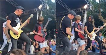 <p>A young man pulled up on stage and wowed the crowd with a stunning performance. In a performance that hit all the right notes, young Jake struck a chord with the audience when he was pulled up on stage during a concert. It all started when the lead frontman of the band asked the crowd if anyone could play. With the confidence of a seasoned performer, Jake raised his hand, ready to rock and roll.</p>

<p>Little did we know that this pint-sized prodigy was about to deliver a performance that would be music to our ears. As Jake took the stage, he strummed the first few notes of &lsquo;Sweet Child of Mine,&rsquo; and the crowd immediately began to cheer him on. His fingers danced across the strings with the ease of a virtuoso, and his talent shone brightly, proving that great things often come in small packages.</p>

<p>As the song played on, Jake's guitar solo hit all the high notes. He didn&rsquo;t miss a beat, nailing every riff and run with precision and flair. The audience was in awe, their cheers growing louder with every note he played. This young musician didn&rsquo;t just play the song; he owned it, turning a spontaneous moment into a standing ovation.</p>

<p>The band members were clearly impressed, smiling and nodding as Jake effortlessly kept up with the rest of the group. It was a perfect harmony of young talent meeting rock legend, and the result was nothing short of a symphony of applause and admiration.</p>

<p>By the end of the song, the audience was on their feet, giving Jake the encore he so rightfully deserved. His performance was a crescendo of youthful talent and rock-and-roll spirit, leaving everyone with a tune in their hearts and a story to tell. Jake's stunning stage presence and musical prowess struck a major chord with everyone, proving that sometimes, the best solos come from the youngest stars.</p>

<p><em><strong><a href="https://www.godtube.com/bible/romans/12-4">Romans 12:4-6</a></strong> "For just as each of us has one body with many members, and these members do not all have the same function, so in Christ we, though many, form one body, and each member belongs to all the others. We have different gifts, according to the grace given to each of us."&nbsp;</em></p>
