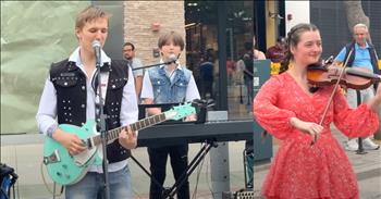 <p>The youngsters, AniLeva and the Bundlie Brothers deliver a beautiful cover of a Beatles classic you&rsquo;ll be humming for the rest of the day. These musicians embody a vibrant tapestry of youthful talent and musical passion.&nbsp;</p>

<p>At just 15 years old, AniLeva captivates with her virtuoso violin performances, weaving melodies that soar with angelic grace. Bradley and Bowie Bundlie, dressed in denim vests and shirts, bring their infectious energy and harmonious vocals to every performance, wielding guitars and piano with skill beyond their years. Together, these young musicians form the First Day of School band, a testament to the power of youthful creativity and the joy of making music together.</p>

<p>AniLeva is proving to be a musical prodigy, wielding her violin with a grace that seems almost heavenly. Recently, she joined forces with the Bundlie Brothers, Bradley and Bowie, to form the First Day of School band, and their performance of the Beatles' classic &lsquo;Ob-La-Di, Ob-La-Da&rsquo; was nothing short of magical.</p>

<p>AniLeva, adorned in a stunning red dress that accentuated her youthful elegance, took center stage with her violin. Her fingers danced across the strings, producing melodies that seemed to float through the air like gentle whispers. The audience was captivated by her skill and the emotive depth she brought to each note.</p>

<p>Meanwhile, the Bundlie Brothers complemented AniLeva's ethereal performance with their own brand of musical charm. Dressed in denim vests and shirts, they strummed guitars and played the piano with infectious enthusiasm. Their voices intertwined in harmonies that echoed the warmth and nostalgia of the Beatles' timeless lyrics.</p>

<p>Together, AniLeva and the Bundlie Brothers created an atmosphere filled with joy and camaraderie, a testament to their passion for music and the seamless bond they share as friends and musicians. The synergy between them was palpable, each member bringing their unique talents to create a unified sound that resonated deeply with the audience.</p>

<p>As they played &lsquo;Ob-La-Di, Ob-La-Da,&rsquo; smiles spread across the faces of those listening, swept up in the infectious energy of the performance. It was more than just music; it was a celebration of youth, friendship, and the joy of creating art together.</p>

<p>For AniLeva, the experience was another milestone in her burgeoning career, showcasing not only her technical prowess but also her ability to connect emotionally through music. With each stroke of her bow, she proved that age is no barrier to talent, leaving a lasting impression on all who had the privilege of hearing her play.</p>

<p>The First Day of School band, with AniLeva at its heart, is a testament to the power of youthful passion and the beauty that emerges when friends come together to make music. As they continue to grow and evolve, their journey promises to be as bright and harmonious as the melodies they create. We hope this music video was a blessing to your heart today!</p>

<p><em><strong><a href="https://www.godtube.com/bible/psalms/150-6">Psalm 150:6</a></strong> "Let everything that has breath praise the LORD. Praise the LORD!&rdquo;</em></p>
