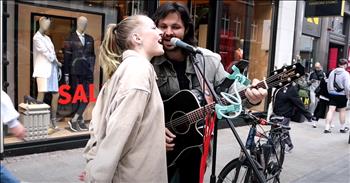 <p>Check out this beautiful duet from two street performers singing the song &lsquo;You Got It&rsquo; by Roy Orbison.</p>

<p>&lsquo;Every time I look into your loving eyes</p>

<p>I see a love that money just can't buy</p>

<p>One look from you, I drift away</p>

<p>I pray that you are here to stay&rsquo;</p>

<p>The singers in the video are Madeleine Leclezio and her boyfriend, Stephen, and the two of them did an amazing job with this performance! Their voices sound incredible together, and their harmonies are lovely. It is clear that they are enjoying themselves as they sing on Grafton Street in Dublin, Ireland, and the crowds walking past them are enjoying their performance as well. What a fun way to share your talent with others!</p>

<p>Many people online also shared that they were a fan of Madeleine and Stephen&rsquo;s rendition of &lsquo;You Got It&rsquo; by Roy Orbison.&nbsp;</p>

<p>&ldquo;Wonderful duet! Beautiful voices and I love the harmonizing!&rdquo; <a href="https://www.youtube.com/watch?v=v7azV6EK07k">comments </a>one person on YouTube after watching the video.</p>

<p>&ldquo;I could listen to this magic duo all day long. Fabulous,&rdquo; <a href="https://www.youtube.com/watch?v=v7azV6EK07k">writes </a>another person online.</p>

<p>As for the background of the song in the video, &lsquo;You Got It&rsquo; by Roy Orbison is part of the album titled Mystery Girl. The song was released on January 3, 1989, which was after Roy Orbison's death from a heart attack on December 6, 1988. &lsquo;You Got It&rsquo; was written by Roy Orbison and his Traveling Wilburys bandmates Jeff Lynne and Tom Petty. And the single ended up reaching the number nine spot on the US Billboard Hot 100 chart, returning Roy Orbison to the top 10 for the first time in 25 years.</p>

<p>Listening to Madeleine and Stephen sing their rendition of &lsquo;You Got It&rsquo; is sure to bring a smile to your face! We hope you enjoyed watching this video today!</p>
