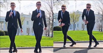 <p>The super-talented Gardiner Brothers delivered an epic and stunning dance routine in front of the White House.</p>

<p>Becoming good at anything requires investing a lot of blood, sweat and tears. Dance is no exception to that rule. Those who are able to move their legs and feet at a rapid-fire pace have likely spent hundreds, possibly thousands of hours perfecting and fine-tuning their craft.</p>

<p>That&rsquo;s why it&rsquo;s always captivating and pretty mind-blowing watching someone who is a skilled dancer. Throw other people into the mix, making it a highly choreographed and perfectly synchronized dance routine, and you&rsquo;ll gain a large audience in no time. People appreciate talent wherever and whenever they see it.</p>

<p>The Gardiner Brothers &ndash; Mike and Matthew &ndash; are supremely talented and decorated dancers. Watching just a few seconds of any of their many videos where they dance in front of notable landmarks and structures makes that abundantly clear.</p>

<p><a href="https://www.instagram.com/p/C9AjCdqNX8J/">In their latest video</a>, the guys dance in front of what is arguably the most famous residence in the world&mdash;1600 Pennsylvania Avenue, otherwise known as the White House. The guys coordinate their outfits to match their location. Both wear dark suits, ties and sunglasses&mdash;dressed very much like members of the Secret Service, the group charged with protecting the President of the United States.</p>

<p>Once again, Mike and Matthew&rsquo;s dance routine is fantastic. They move their feet at a lightning-fast, rapid-fire pace. Watching their legs and feet move that quickly and perfectly synchronize is simply captivating.</p>

<p>Also, in addition to their outfits coordinating with their location, they incorporate some moves that perfectly fit a Secret Service agent at the White House. At different times throughout the short clip, the guys will place a finger to their ear as if receiving a message from a co-worker or a superior.</p>

<p>These guys are spectacular, and watching their dance routines is always a joy!</p>

<p><em><strong><a href="https://www.godtube.com/bible/psalms/149-3">Psalm 149:3</a></strong> &ldquo;Let them give praise to his name in the dance: let them make melody to him with instruments of brass and corded instruments of music.&rdquo;</em></p>
