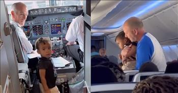 <p>A stranger&rsquo;s unexpected kindness shined as he helped a mother traveling alone with her toddler.</p>

<p>Children are wonderful and nothing but blessings from the Lord above. They add much joy and happiness, creating a richer and fuller life. Any and every parent would wholeheartedly agree with those statements.</p>

<p>However, as much as children are terrific and the best gift possible, positively impacting our lives in every way, they can also be tiring. Children are constantly growing, learning and exploring, wanting to go every which way all the time. &nbsp;All of that energy and excitement from their little one can lead to a tired and worn-out mother or father. Those, too, are statements with which every parent would also concur. &nbsp;</p>

<p>In particular, children in the toddler phase can be taxing on a parent&rsquo;s nerves and patience. That&rsquo;s why when one man saw a mother traveling alone with her youngster struggling, he stepped in to lend a helping and loving hand.</p>

<p><a href="https://www.youtube.com/shorts/IcxqspMHKMQ">The short clip</a> begins after the man spots the mother having issues with her little one and offers to hold and carry the child&rsquo;s car seat and stroller to their seats on the plane. But after boarding the aircraft, the man&rsquo;s kindness did not stop.</p>

<p>To give the mother a little time to herself, the gentleman took the child to the cockpit to meet the pilots. The unidentified man also carried the young man around the plane, giving him a tour of the aircraft.</p>

<p>The mother definitely appreciated that man&rsquo;s unexpected display of love and kindness. The short clip ends with the mother referring to the man as an &ldquo;angel.&rdquo;</p>

<p>We never know how big of a difference a little act of kindness could mean to someone hurting or struggling. It could mean the world to that person and show them that someone still cares and loves them.</p>

<p><em><strong><a href="https://www.godtube.com/bible/ephesians/4-32">Ephesians 4:32</a></strong> &ldquo;And be kind to one another, full of pity, having forgiveness for one another, even as God in Christ had forgiveness for you.&rdquo;</em></p>
