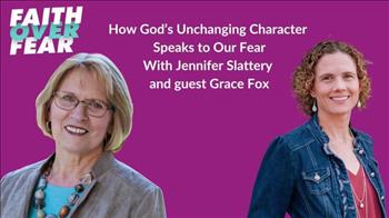 When our world feels out of control and uncertain, we need to know there is One who remains unchanging, faithful, and always in control. When we recognize who God is and what that means for our lives, we recognize that we&#39;re never alone, never abandoned, and never over-powered, no matter how frightening our circumstances. Join host Jennifer Slattery as she talks with author and speaker Grace Fox on Living Unafraid.