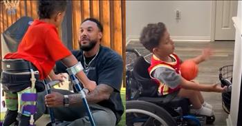 <p>Check out this inspiring video. A young man&rsquo;s passion for sports shines despite his rare disease.&nbsp;</p>

<p>At the start of this clip, we see the words, &ldquo;Meet Cash Harris, the 6-year-old with spina bifida who loves sports.&rdquo; Cash is seen in his living room smiling at the camera and shooting a basketball at his mini hoop. The parents share about how Cash loves every sport. We see various moments of Cash in a wheelchair playing golf, at a baseball game, and swimming in the ocean.&nbsp;</p>

<p>His dad shares that he loves how his son does not allow his disease to get in the way of his love for sports and activities. There is a flashback clip of Cash when he was first born in the hospital, and they share about his diagnosis. The mom teaches that it is where the spinal cord is not completely developed, and it causes nerve damage. Cash is therefore paralyzed on most of his body because of the lack of nerves.&nbsp;</p>

<p>The dad reveals that when their boy was young, he loved basketball and football. They share that he plays wheelchair basketball as a sport. Chase is a fitness coach who helps Cash learn to navigate his unique challenges and helps him to grow stronger. The father shares that his wife is a pediatric nurse, and he is an exercise sports trainer, so they can help their son in a special way. They reveal the joy it has been to work with their son because he has such a positive and hard-working attitude to be an overcomer. This story will encourage you and remind you that our challenges and weaknesses can be used as beautiful strengths. Christ helps all believers in Him to be overcomers.</p>

<p><em>&ldquo;For everyone born of God overcomes the world. This is the victory that has overcome the world, even our faith.&rdquo; <strong><a href="https://www.godtube.com/bible/1-John/5-4">1 John 5:4</a></strong></em></p>
