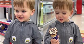 <p>A sweet young man revealed to his father what makes him happy in a precious and heartwarming video.</p>

<p>Everyone wants to live a life that is both happy and fulfilling and also one that has direction and purpose. However, happiness is very elusive for many people. They&rsquo;ll search far and wide for anything that will make them happy and feel fulfilled.</p>

<p>Most people will try this and that, hoping it will provide them with some semblance of happiness. But whatever happiness people discover in things is always temporary, and their search will continue after a while. Followers of Christ know and understand that the only authentic, lasting happiness and fulfillment is found in Him. His forgiveness, love and mercy can fulfill and sustain us, providing what so many people in the world are searching for.</p>

<p>While true, actual happiness and fulfillment can only be found in Jesus Christ, there are still things in this world that are intended to be enjoyed. <a href="https://www.tiktok.com/@babysamanddad/video/7388226966320614689">As a video posted on social media shows</a>, one young man believes he has found what makes him happy. The little guy even informs his father about what brings him happiness.</p>

<p>&ldquo;You know what makes me happy, Daddy?&rdquo; the little guy asks in the cutest Scottish accent.</p>

<p>His father, wanting to know and understand what makes his youngster happy, responds.</p>

<p>&ldquo;What makes you happy, son?&rdquo; Dad asks.</p>

<p>The young man&rsquo;s answer, as some may have been able to predict, is not some profound, drawn-out, philosophical answer on the subject of happiness. Instead, the little guy gives likely the sweetest and most relatable answer possible.</p>

<p>&ldquo;Chocolate ice cream,&rdquo; the child answers.</p>

<p>The adorable clip ends with the child eating a drumstick and thanking his father for the sweet treat.</p>

<p>&ldquo;Yummy chocolate ice cream! Thank you, Daddy!&rdquo;</p>

<p>I think most people would completely agree with that young man&rsquo;s statement about the sweet treat.&nbsp;</p>

<p><em><strong><a href="https://www.godtube.com/bible/proverbs/15-13">Proverbs 15:13</a></strong> &ldquo;A glad heart makes a shining face, but by the sorrow of the heart the spirit is broken.&rdquo;</em></p>
