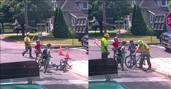 <p>A construction worker showed great concern and unexpected kindness after a child had a nasty bike wreck.</p>

<p>Children are supposed to be outside enjoying the great outdoors, having fun, exploring with their friends and engaging in some much-needed physical activity. Phones, tablets and other devices with screens consume too much of our time, including children&#39;s. Putting the screens down and spending more time outside, away from those devices, would do us all some good.</p>

<p>One of the most common ways for children to experience the outdoors is by riding a bike. It&#39;s a great way to exercise and a relatively quick method of getting from Point A to Point B. Plus, riding bikes is just a lot of fun.</p>

<p><a href="https://www.tiktok.com/@official.samwich/video/7390562044237385002">In a clip posted on social media</a>, a young man and his buddies were outside, riding their bikes together, when he rode past a construction site. The construction workers were working on the lane next to them when the young man took a tumble and fell. From the video, the crash looks pretty bad. It wouldn&#39;t have been surprising if the young man had come away from the wreck with an injury or two.</p>

<p>After the young man falls to the ground, one of the construction workers immediately rushes over to him. The kind city worker picks up the little guy&#39;s bike and then proceeds to help the young man to his feet.</p>

<p>But the construction worker&#39;s kindness did not stop there. He dusted off the boy&#39;s bike, made sure it still operated properly and even cleaned off the young man&#39;s hands.</p>

<p>Soon after, the group of youngsters was back on their way. Right before the clip ends, the construction worker lightly and friendly pats one of the children on the helmet as the kids ride past him.</p>

<p>It doesn&#39;t take much to be kind to someone else, but it can significantly impact the person receiving the action or one witnessing the move.</p>

<p><em><strong><a href="https://www.godtube.com/bible/ephesians/4-32">Ephesians 4:32</a></strong> &quot;And be kind to one another, full of pity, having forgiveness for one another, even as God in Christ had forgiveness for you.&quot;</em></p>
