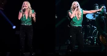 <p>Music superstar Carrie Underwood turned in an electrifying live cover performance of the beloved classic &ldquo;Don&rsquo;t Stop Believin&rsquo;.&rdquo;</p>

<p>Every year, musicians release hundreds, possibly thousands of songs. Because of technological advances, there are now more ways to listen to music than ever. Apple Music, Spotify, Pandora and Amazon Music allow listeners to hear whatever they want whenever they want.</p>

<p>But even with all these extra outlets for musicians to get their work heard, many songs will still go unheard by most people. However, of those select few songs that are listened to by the majority of the public, some become classics, loved by and listened to by many individuals.</p>

<p>You know precisely the kind of songs that I&rsquo;m talking about. These are tunes that, whenever played, everyone within earshot knows those words and sings along joyously. Without a doubt, Journey&rsquo;s &ldquo;Don&rsquo;t Stop Believin&rsquo;&rdquo; fits that particular category. If that song doesn&rsquo;t qualify as a classic, then no song does.</p>

<p><a href="https://www.youtube.com/watch?v=ZMmtO5IpzZ0">In a clip posted on YouTube</a>, former <em>American Idol</em> winner Carrie Underwood covered this beloved hit from Journey during a stop in Hawaii. Within the first few notes of the song, everyone at the concert immediately knows what song is coming. There is a collective cheer from the crowd when the music starts playing.</p>

<p>As Carrie beautifully performs the lyrics, she gets a lot of help. Many people in the crowd can be heard lending their voices. It&rsquo;s not like she needed the assistance, but how can you not sing that song whenever it&rsquo;s performed or played? At the very least, it&rsquo;s nearly impossible to abstain from singing that chorus.</p>

<p>&ldquo;Don&rsquo;t stop believin&rsquo;<br />
Hold on to the feelin&rsquo;<br />
Streetlights, people&rdquo;</p>

<p>It was a fantastic performance of an excellent, beloved song from one of the most talented people in music today.</p>

<p><em><strong><a href="https://www.godtube.com/bible/colossians/3-16">Colossians 3:16</a></strong> &ldquo;Let the word of Christ dwell in you richly in all wisdom; teaching and admonishing one another in psalms and hymns and spiritual songs, singing with grace in your hearts to the Lord.&rdquo;</em></p>
