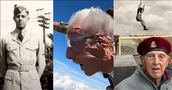 <p>A WWII vet celebrates 100th birthday with a thrilling skydive! At 100 years young, Ed Marshall took to the skies in a way he hadn&rsquo;t in eight decades. For his centennial celebration, Ed embarked on a thrilling adventure: a tandem parachute jump. This remarkable leap wasn&rsquo;t just about crossing off an item on his bucket list; it was a heartfelt tribute and a charitable endeavor.</p>

<p>Carrying a precious photo of his late wife, Molly, in his pocket, Ed&rsquo;s jump was more than a personal milestone. As he leaped from the plane, the sensation of free-fall was like nothing he had ever experienced. The rush of wind against his face, the thrilling drop through the air, and the vast expanse of sky stretching out below him all combined to create a breathtaking experience.</p>

<p>For those exhilarating moments, Ed was weightless, embraced by the open sky, the world below shrinking into a blur of colors. The feeling of absolute freedom and the sheer joy of soaring through the heavens was a stark contrast to the controlled military parachute jumps he had known during the war.</p>

<p>Ed&rsquo;s skydiving adventure was also driven by a noble cause. He aimed to raise $100,000 for the <a href="https://www.youtube.com/watch?v=Ca_vyGgXNos">Sick Kids Foundation</a>, a charity close to his heart. His leap into the sky was not just a personal triumph but a beacon of hope for needy children. In an astonishing display of generosity and community support, Ed surpassed his goal, raising over $102,000 for the foundation. What an incredible way to celebrate a birthday.&nbsp;</p>

<p>This extraordinary achievement reminds us that age is no barrier to pursuing new dreams and making a difference. As the Bible says, &ldquo;The righteous will flourish like a palm tree, they will grow like a cedar of Lebanon.&rdquo; <a href="https://www.godtube.com/bible/psalms/92-12">Psalm 92:12</a>.</p>

<p>Happy Birthday, Ed! May God continue to bless you with health, joy, and the courage to chase new goals. Your inspiring journey is a testament to living life to the fullest and giving back to others.</p>

<p><em><strong><a href="https://www.godtube.com/bible/psalms/92-12">Psalm 92:12</a></strong> &ldquo;The righteous will flourish like a palm tree, they will grow like a cedar of Lebanon.&rdquo;</em><br />
&nbsp;</p>
