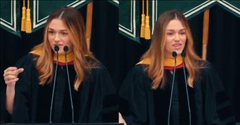 <p>Actress, podcast host and speaker Sadie Robertson Huff shared a powerful message about embracing and following God&rsquo;s guidance and direction.</p>

<p>A big part of being a Christian is trusting and relying upon God to deliver even when the path forward and the outcome appear murky and unclear. Having a strong, unyielding faith in God is crucial. The Bible makes this abundantly clear when, in <a href="https://www.godtube.com/bible/2-corinthians/5-7">2 Corinthians</a>, it is written that &ldquo;we walk by faith, not by sight.&rdquo;</p>

<p>As everyone knows, this can trip up many people and lead them to second-guess God and His plan at times. It&rsquo;s much easier to walk down a path when we can see its beginning, middle and end; when we can&rsquo;t tell where we&rsquo;re going, trouble, doubts and second-guessing start to come into play and enter our minds.</p>

<p><a href="https://www.instagram.com/reel/C95CzE8ptxu/">In a clip posted on social media</a>, Sadie, while addressing a group of college graduates, shares a powerful message of going where God may lead and prod them even when the way forward appears muddled and unclear. She encouraged the students to remember that even when the future may seem unknown, God will &ldquo;light up the next step.&rdquo;</p>

<p>Sadie mentioned receiving an oil lamp from a pastor&rsquo;s wife and then remembering <a href="https://www.godtube.com/bible/psalms/119-105">Psalm 119:105</a>. That verse states, &ldquo;Your word is a lamp to my feet and a light for my path.&rdquo; Initially, she was shocked that the lamp did not give off much light.</p>

<p>It was then that she truly understood that verse, she said. God will not always show you the end of the path. However, He will shine a light on the next step.</p>

<p>&ldquo;But God will light up the next step,&rdquo; Sadie told the students. &ldquo;Trust Him with the next step.&rdquo;</p>

<p>That&rsquo;s a powerful message for graduating students and everyone facing unknowns. God will guide and direct. Have faith and trust in Him.</p>

<p><em><strong><a href="https://www.godtube.com/bible/proverbs/3-5">Proverbs 3:5</a></strong> &ldquo;Trust in the Lord with all thy heart; and lean not to thy own understanding.&rdquo;</em></p>
