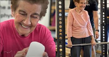 <p>A woman in her 90s has shown incredible strength, commitment and improvement in the weight room.</p>

<p>Everyone wants to live a long and healthy life. That&rsquo;s a statement that is sure to get nearly universal agreement. Who in their right mind would want to experience a short, miserable life full of sickness and disease?</p>

<p>Of course, there are things we can do to increase our chances of achieving a long, healthy and happy life. While our bodies do waste away and deteriorate over time, we can still protect and care for them in multiple ways. One of them is to get a proper amount of sleep every night. It&rsquo;s hard to function correctly and at maximum capacity without rest. Also, we can eat healthy (a problem for some) and get plenty of exercise (another problem for people).</p>

<p>Age plays a significant role in how physically active we can be. However, 97-year-old Merce Hershey is not letting her age stop her from getting into the gym.</p>

<p><a href="https://www.youtube.com/watch?v=Y-WlVKoCqwg">According to the video posted on YouTube</a>, Merce has demonstrated commitment and incredible improvement in the weight room. Since she joined the gym, the amount of weight Merce can lift has improved significantly. The video points out that the weight she lifts doing the overhead press has quadrupled, and her deadlift weight amount has gone from 11 to 65 pounds.</p>

<p>Oh, and Merce does all of this while using a walker and having fractures in her back.</p>

<p>&ldquo;I really think almost anybody can do it if they really wanted to do it,&rdquo; she said. &ldquo;They might not if they have a broken arm or leg. They might not be able to. But I really think over here, they could help anybody.&rdquo;</p>

<p>Merce has been going to the gym consistently for over two years.</p>

<p>What an incredible and inspiring woman!</p>

<p><em><strong><a href="https://www.godtube.com/bible/1-corinthians/6-19">1 Corinthians 6:19-20</a></strong> &ldquo;Or are you not conscious that your body is a house for the Holy Spirit, which is in you, and which has been given to you by God and you are not the owners of yourselves; for a payment has been made for you: let God be honored in your body.&rdquo;</em></p>
