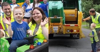 <p>Seeing a child&#39;s dream come to life is profoundly beautiful. A young boy with cystic fibrosis fulfills his dream and becomes a garbage truck worker for the day. Your soul will be touched by this heartwarming story of a brave little boy named Alan, whose wish was more than just a dream&mdash;it was a testament to the power of kindness and the joy that can come from the simplest of acts.</p>

<p>Alan, a vibrant 4-year-old, is living with cystic fibrosis, a condition that makes everyday tasks a bit more challenging. Alan&rsquo;s spirit remains bright despite his struggles, and his dreams are big. One of his greatest wishes was to experience what it&rsquo;s like to be a garbage truck driver&mdash;a job he sees as heroic and exciting.</p>

<p>Enter Make-A-Wish, an organization that turns dreams into reality for children facing life-threatening conditions. With their incredible support, Alan&rsquo;s wish was set into motion. On his special day, Alan was greeted with a full garbage truck uniform, complete with a shiny safety hat. He beamed with excitement as he clocked in for his shift, embodying the role he had imagined for so long.</p>

<p>The joy on Alan&rsquo;s face as he pushed the buttons to dump the garbage cans was pure and unfiltered. For that day, he was not just a little boy with a medical condition; he was a garbage truck driver with a mission, and it was clear that every moment was a treasure.</p>

<p>The day culminated in a heartwarming ceremony at Alan&rsquo;s elementary school. As he arrived, the entire school gathered to thank him for his &ldquo;service.&rdquo; The sight of his smiling face, surrounded by applause and cheers, was a powerful reminder of how far a little kindness can go.</p>

<p>In moments like these, we are reminded of the verse from <a href="https://www.godtube.com/bible/matthew/19-14">Matthew 19:14</a>: &ldquo;Let the little children come to me, and do not hinder them, for the kingdom of heaven belongs to such as these.&rdquo; Alan&rsquo;s wish and the kindness that made it possible remind us that every child, no matter their circumstances, deserves to experience the magic of their dreams coming true.</p>

<p>It&rsquo;s amazing what a little kindness and going the extra mile for someone can do. Alan&rsquo;s story is a beautiful example of how we can all make a difference in each other&rsquo;s lives, no matter how big or small the gesture. As we reflect on Alan&rsquo;s day, let us be inspired to bring a bit of joy and love into the lives of those around us, just as Make-A-Wish did for this extraordinary little boy.</p>

<p>In the midst of our busy lives, let&rsquo;s remember to make space for moments of pure joy and compassion. It is in these moments that we truly see the light of God&rsquo;s love shining through us, touching hearts and changing lives.</p>

<p><em><strong><a href="https://www.godtube.com/bible/matthew/19-14">Matthew 19:14</a></strong> &ldquo;Let the little children come to me, and do not hinder them, for the kingdom of heaven belongs to such as these.&rdquo;</em></p>
