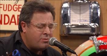 <p>There is nothing quite like hearing classic country artists. Check out Vince Gill&rsquo;s captivating cover of &lsquo;Together Again.&rsquo;&nbsp;</p>

<p>Vince is sitting with his guitar on the <em>Larry&rsquo;s Country Diner</em> show. He begins to sing &lsquo;Together Again.&rsquo; The audience is excited and starts to cheer. Paul Franklin accompanies Vince in this performance. Vince has such a wonderful and soulful voice. He is crisp and stylish in his style. The crowd sits at the diner tables and enjoys their meal as they listen to this beautiful song.</p>

<p>Vince and the band have such finesse and suave. You hang on the edge of every phrase. It is phenomenal. The performance appears effortless but they play with such a high level of skill and confidence. It is a delight to hear all of their unique instruments and Vince&rsquo;s strong voice. The musical interlude is especially impressive. The crowd cheers.</p>

<p>The song has a country/blues and almost Hawaiian vibe to it. Listening to this song will take you back. It will remind you of your loved one and the joy of being with your love. The most beautiful gift is to be with the one that you love. There are so many wonderful experiences that we can have in this world, but the most precious gift is being with the one we love. Marriage is the sweetest blessing. Vince reminds us of this with the chorus:</p>

<p>&lsquo;Together again, all my gray skies are gone</p>

<p>You're back in my arms now, right where you belong&rsquo;</p>

<p>Someone as well-traveled as Vince Gill knows that the blessing is coming home to your wife. May this song remind us to thank God for our marriages or, if unmarried, the relationships of family and friends around us.</p>

<p><em>&ldquo;Then the Lord God said, &ldquo;It is not good that the man should be alone; I will make him a helper fit for him.&rdquo; <strong><a href="https://www.godtube.com/bible/Genesis/2-18">Genesis 2:18</a></strong></em></p>
