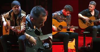 <p>In a galaxy not so far away, the acoustic guitar quartet 40 Fingers has once again mesmerized the crowd with the Star Wars medley, proving why they are the ultimate masters of musical innovation. Recently, they captivated their audience with a breathtaking performance, blending intricate fingerpicking of their guitars with their unique style to create an experience that felt truly otherworldly.</p>

<p>Formed by four talented musicians from diverse musical <a href="https://www.youtube.com/@40Fingers">backgrounds</a>, 40 Fingers is renowned for their transformative ability to turn classic rock and pop hits into enchanting acoustic arrangements. Their love for film and TV series soundtracks has led them to reimagine some of the most iconic melodies from the silver screen. The Star Wars medley was a perfect example of this, showcasing their knack for infusing beloved themes with fresh, captivating energy, leaving the audience inspired and uplifted.</p>

<p>From the very first strum of the guitar, it was clear that this performance would be something special. Each member of the quartet brought their own flair to the iconic themes of the Star Wars universe, blending the intricate fingerpicking techniques with their personal musical influences. The result was a performance that felt both nostalgic and innovative&mdash;a true testament to their ability to explore new sonic galaxies while staying true to the essence of the original compositions.</p>

<p>The live show celebrated their passion for music and cinema. As they played, their energy was palpable, creating a vibrant atmosphere that transcended language and cultural barriers. Between the musical notes and the technical light show, no words were needed. The audience was not merely spectators; they were part of an immersive journey through the Star Wars saga.</p>

<p>As the final notes of the Star Wars medley faded into the audience's applause, it was clear that 40 Fingers had once again pushed the boundaries of what is possible with acoustic guitar. They continue to be a shining example of how passion, creativity, and technical skill can come together to create something truly extraordinary. We hope you enjoyed this incredible video!</p>

<p><em><strong><a href="https://www.godtube.com/bible/psalms/33-3">Psalm 33:3</a></strong> "Sing to him a new song; play skillfully, and shout for joy.&rdquo;</em></p>
