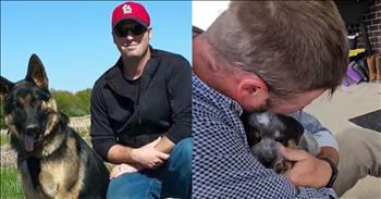 <p>A farmer who endured and suffered through the loss of his precious dog had a heartfelt reaction when he was surprised with a new puppy.</p>

<p>Dogs are some of the best creatures you&rsquo;ll ever encounter. They are loving, loyal, protective and dependable. For those that they love, there isn&rsquo;t anything that a dog would not do. Those who have ever owned a dog know that the famous old saying is 100% true: a dog is man&rsquo;s best friend.</p>

<p>That was the case for Illinois farmer Spencer Heafner and Bailey, a German Shepherd. Those two friends were inseparable. Anytime Spencer went anywhere, did anything on the farm or anywhere else, Bailey was right by his side.</p>

<p>&ldquo;We were best friends right off the bat,&rdquo; he said in a <a href="https://www.youtube.com/watch?v=QM1jNjkEQiA">video posted on YouTube</a>. &ldquo;If I was outside doing anything, she was by my side. Didn&rsquo;t matter what I was doing. If I was on a tractor, driving a truck, she was there with me.&rdquo;</p>

<p>However, right before Bailey turned 10, the animal&rsquo;s health started declining rapidly. Sadly, Bailey eventually passed away, leaving the family heartbroken.</p>

<p>Knowing how much Spencer missed his furry, four-legged friend, Spencer&rsquo;s wife surprised him with an early birthday present. When Spencer opened the box and saw the puppy, he was overwhelmed with emotion.</p>

<p>With the new puppy in his arms, Spencer sat down and cried. His emotional response to the new dog even surprised him. Dogs are special creatures and we can all understand Spencer&rsquo;s reaction.&nbsp;</p>

<p>&ldquo;It hit me harder than I thought it was going to,&rdquo; he said. &ldquo;Which, you know, obviously, we&rsquo;re talking about a dog, but dogs are almost like another kid to us.&rdquo;</p>

<p>If you were wondering about the new puppy&rsquo;s name, Spencer and his family settled on Maverick.</p>

<p><em><strong><a href="https://www.godtube.com/bible/genesis/1-21">Genesis 1:21</a></strong> &ldquo;And God created great whales, and every living creature that moves, which the waters brought forth abundantly, after their kind, and every winged fowl after his kind: and God saw that it was good.&rdquo;</em></p>
