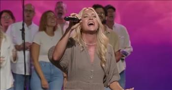 <p>The incredibly talented and super popular Carrie Underwood surprised many when she took the stage at a Tennessee Church to help lead the praise and worship portion of the service.</p>

<p>Most churches have a familiar, predictable flow to their Sunday morning services. Typically, there is a small portion at the beginning in which the church leaders take time to recognize and welcome everyone to church. It makes perfect sense. You want to make everyone feel welcome and that their presence is appreciated.</p>

<p>Next, churches will move into their praise and worship portion. Usually, churches will sing a handful of songs. Some may sing a couple, while others could sing as many as five or six. This all happens before the pastor brings the message that the Lord has laid on his heart for that week. There may be some slight differences, but for the most part, that is how many churches organize their Sunday morning service.</p>

<p>However, one church, Rolling Hills Community Church, in Franklin, Tennessee, changed things up quite a bit, and it had nothing to do with the flow of their service. <a href="https://www.ccmmagazine.com/news/carrie-underwood-leads-worship-at-rolling-hills-community-church-in-franklin-tn-august-11-2024/">According to CCM Magazine</a>, they had a former <em>American Idol</em> and Grammy Award-winning singer unexpectedly help lead their worship service.</p>

<p><a href="https://www.instagram.com/bethelmusicbelievers/p/C-jYletp__k/?img_index=3">In the clip posted on social media</a>, Carrie appears on stage without any announcement about her presence. Along with the choir and the other musicians on stage, Carrie joins in and sings a handful of praise and worship songs, including &ldquo;Goodness of God,&rdquo; &ldquo;I Thank God&rdquo; and others.</p>

<p>Carrie&rsquo;s appearance on stage at the Tennessee church should not surprise many. She has been very outspoken about her faith in the past.<a href="https://www.cincinnati.com/story/entertainment/music/2023/02/22/carrie-underwood-american-idol-cincinnati-show-denim-rhinestones-tour/69932181007/"> In an interview with the Cincinnati Enquirer</a>, Carrie specifically mentioned how much her faith has impacted her.</p>

<p>&ldquo;My faith has always played an important role in my life and career,&rdquo; she said. &ldquo;It means so much to me to be able to infuse spirituality into my music, which I&rsquo;ve done in every album I&rsquo;ve recorded and even more so with my holiday album, &ldquo;My Gift,&rdquo; and my gospel hymns album, &ldquo;My Savior,&rdquo; which celebrates the songs I love to sing in church growing up.&rdquo;</p>

<p><em><strong><a href="https://www.godtube.com/bible/ephesians/5-19">Ephesians 5:19</a></strong> &ldquo;Speaking to yourselves in psalms and hymns and spiritual songs, singing and making melody in your heart to the Lord;&rdquo;</em></p>
