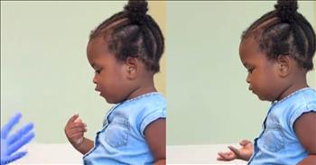 <p>An adorable 2-year-old girl has charmed everyone with her sweet chat with a nurse.</p>

<p>Children are life&rsquo;s biggest and best blessings. There is nothing quite like being a parent. Adding a child to your home and family will forever change your life in every way imaginable. Children add so much love, joy, fun and unpredictability to life.</p>

<p>Those youngsters are learning about, exploring and experiencing a whole new world for the first time. As most parents know, sometimes those instances can make for hilarious and even precious, heartfelt moments you&rsquo;ll treasure forever. They are often the kinds of moments that will cause you to laugh hysterically and might even simultaneously bring a tear to your eye.</p>

<p><a href="https://www.tiktok.com/@taelavonn/video/7401882492384464158">A clip posted on social media</a> captured such a moment during a little girl&rsquo;s visit to the doctor&rsquo;s office. The video begins with the young woman sitting on the patient&rsquo;s seat in an examination room with the nurse in a chair in front of the youngster. Text that explains the situation appears in the middle of the screen. &ldquo;Letting my toddler run her doctors appointment,&rdquo; it reads, and run it, she does.</p>

<p>The nurse starts by asking the young lady about her summer. The young woman provides her with a long, detailed and drawn-out answer. Hilariously, the child&rsquo;s answer is nearly impossible to understand as she basically mumbles. However, she is 100% sure of herself and what she tells the medical professional.</p>

<p>Later in the cute video, the adorable little girl identifies her mother and father off to the side. They are the people filming the sweet interaction who cannot contain their laughter as they watch their daughter and the nurse.</p>

<p>The nurse continues to get the young woman&rsquo;s vitals as she continues talking the entire time. The nurse in the video shows she is excellent at working with young patients who might be afraid of going to the doctor.</p>

<p><em><strong><a href="https://www.godtube.com/bible/proverbs/22-6">Proverbs 22:6</a></strong> &ldquo;If a child is trained up in the right way, even when he is old he will not be turned away from it.&rdquo;</em></p>
