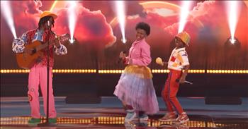 <p>Get ready to enjoy this fun performance. Young trio wows with fantastic and fun &lsquo;Clearly&rsquo; performance on <em>America&rsquo;s Got Talent</em>.&nbsp;</p>

<p>The classic song &lsquo;Clearly&rsquo; is completely redone. It is so creative and inventive. The song begins with the young woman Biko Manna singing. Her two brothers support her with instruments and harmonies. Her little brother makes adorable comments throughout the performance during musical interludes, and the older brother leads on the guitar. When the kids get to the chorus, it is inspiring and fun. You cannot help but dance along with their performance.&nbsp;</p>

<p>The trio also dances while they sing. They are very multitalented and appear to be enjoying themselves on stage. It takes a lot of courage to be on the big stage of AGT, and this young trio does it effortlessly. The crowd loves them, and they dance and cheer throughout the song. The harmonies that are added in are incredible and so beautiful to hear. These kids have style in every way. They have amazing outfits, voices, dance moves, and personalities.</p>

<p>Simon says they have something authentic about them, and they make people feel amazing. Howie shares that he could not stop smiling. They are called a triple threat. All of the judges comment on the happiness that these young people bring. It is truly contagious.&nbsp;</p>

<p>This performance reminds us of the joys and celebration that we, as believers can have in Christ. There is no joy like the fruit of the Spirit that produces joy. May we ask for this kind of joy and seek a life of gratitude. Just like these young people draw others in with their lively performance, may our love for Jesus and others attract them to the freedom of the gospel.&nbsp;&nbsp;</p>

<p><em>&ldquo;Rejoice always, pray without ceasing, give thanks in all circumstances; for this is the will of God in Christ Jesus for you.&rdquo; <strong><a href="https://www.godtube.com/bible/1-Thessalonians/5-16">1 Thessalonians 5:16-18</a></strong></em></p>
