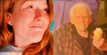 <p>A grandfather&rsquo;s heartbreaking and sweet request was promptly fulfilled by his loving granddaughter.</p>

<p>Unfortunately, aging is a natural process that no one has been or will be able to avoid. Whether we like it or not, it impacts everyone. The ability to stop or rewind time has yet to be discovered. If that had been invented, likely everyone would gladly and quickly take advantage of such a procedure.</p>

<p>We are getting older with every passing second, minute, hour and day. Understanding this fact, watching loved ones advance in age, particularly a grandmother or a grandfather, can be heartbreaking. Time takes its toll on them, and the aging process becomes more apparent. They can become severely diminished, unable to do what they were able to do at one time.</p>

<p><a href="https://www.tiktok.com/@notmeganelizabeth1016/video/7401125337901452575">A clip posted on social media</a> documents a sweet but heartbreaking request from a lonely grandfather in his 90s. He desperately wanted human interaction, so he asked his granddaughter if she would like to come and enjoy a sleepover at his house.</p>

<p>&ldquo;Hi Megan it&rsquo;s grandpa. Would you like to come over and have a sleepover? I haven&rsquo;t been feeling well and miss you. We can order food and watch a mystery show. Love, grandpa,&rdquo; the text reads.</p>

<p>The young woman responded immediately to her grandfather, confirming that she would be over to spend some time with him. She also asked if he needed her to pick anything up on the way. His only request was for applesauce.</p>

<p>The young woman came through, bringing her elderly grandfather KFC mashed potatoes, ice cream and the requested applesauce.</p>

<p>The video text states that they also enjoyed a &ldquo;mystery show.&rdquo; They watched a black-and-white one, which was one of his favorites.</p>

<p>Before going to bed, the young woman&rsquo;s grandfather showed her where she would be sleeping, ensured she had water and gave her a flashlight in case she got scared at night.</p>

<p>What an incredible, moving and tear-jerking act of love. Showing someone you care and love them doesn&rsquo;t require big grand gestures. Sometimes, you only need applesauce and a good black-and-white murder mystery show.</p>

<p><em><strong><a href="https://www.godtube.com/bible/psalms/71-9">Psalm 71:9</a></strong>: &ldquo;Do not give me up when I am old; be my help even when my strength is gone.&rdquo;</em></p>
