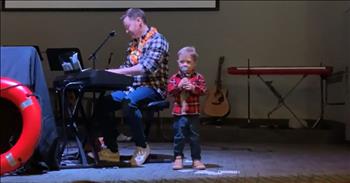 <p>Check out this precious and impressive solo done by a preschooler. An adorable 3-year-old charms with a sweet, &lsquo;What A Wonderful World&rsquo; performance.&nbsp;</p>

<p>As a man sits at the piano bench, the little boy stands in front of him in a matching plaid shirt. The pianist begins to accompany the boy, beginning the song, &lsquo;What a Wonderful World.&rsquo; The boy jumps right in with his microphone and sings with confidence. His pitch is on point and he is clearly really gifted musically already at a young age. It is easy to listen to him and he is in that sweet age where it is fun to hear any child sing.&nbsp;</p>

<p>The young boy is so cute as he sways back and forth during his performance. He is very brave at the young age of 3 to get up in front of a crowd full of adults and sing from his heart. It is inspiring and precious. He adorably sings words in his preschool language. When he gets to the end of his song, he belts out high notes unexpectedly, and the audience cheers him on. At the end of the song, he makes a really cool sound for &ldquo;world&rdquo; which causes the audience members to laugh a little in happiness and applaud his brave performance.&nbsp;</p>

<p>This boy&rsquo;s bravery reminds us that we, too can do things that seem hard or &ldquo;too big&rdquo; for us. Instead of never getting on the stage or never opening his mouth to sing, this little one gave this performance his all. He enjoyed himself, and he did a fantastic job. We can be inspired in our own lives to live more like him.&nbsp;</p>

<p><em>&ldquo;Be strong and courageous. Do not be afraid or terrified because of them, for the Lord your God goes with you; he will never leave you nor forsake you.&rdquo; <strong><a href="https://www.godtube.com/bible/Deuteronomy/31-6">Deuteronomy 31:6</a></strong></em></p>
