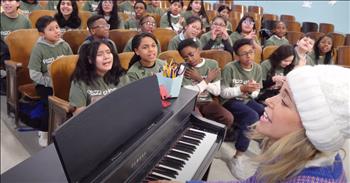 <p>Rachel Platten joins PS22 Chrous for an uplifting &lsquo;Fight Song&rsquo; performance you don&rsquo;t want to miss. Rachel&rsquo;s &lsquo;Fight Song&rsquo; has long been an anthem of strength and hope, but her recent performance with the PS22 Chorus took that inspiration to new heights. Rachel teamed up with the Staten Island elementary school choir; the performance was heartfelt and incredible.&nbsp;</p>

<p>The PS22 Chorus, <a href="https://www.youtube.com/@theps22chorus">led </a>by Gregg Breinberg, was created in 2000 as a musical outlet for 4th and 5th graders. The choir has performed with special guests like Katie Perry and Carrie Underwood. These kids pour their heart and soul into every song they sing. Today&rsquo;s performance with Rachel was extra special because Rachel&rsquo;s &lsquo;Fight Song&rsquo; reminds us never to give up.&nbsp;</p>

<p>Rachel <a href="https://www.newsweek.com/2016/03/25/rachel-platten-my-fight-song-436214.html#:~:text=With%20a%20clear%2C%20airy%20voice,her%20for%20over%20a%20decade.">wrote </a>&lsquo;Fight Song&rsquo; during a difficult season in her life, and it quickly became a global anthem of perseverance. The song&rsquo;s message&mdash;that even when you feel small, your voice and actions can make a difference&mdash;resonates deeply with people of all ages. But watching the PS22 Chorus, made up of children just beginning to find their voices, sing those words with such passion made it especially moving.</p>

<p>Their performance was full of joy and emotion as the children <a href="https://www.youtube.com/watch?v=qc71dszJWRk">sang </a>with conviction. It reminded us all that no matter our age, we have the strength to rise above challenges and stand strong. Rachel, singing alongside them, brought the song&rsquo;s powerful message to life, and it was clear that these young performers understood every word they were singing.</p>

<p>Rachel&rsquo;s performance with the PS22 Chorus highlights the incredible power of music to inspire and unite. With their bright energy and innocence, these children gave &lsquo;Fight Song&rsquo; a new sense of warmth and meaning. Rachel cheered them on, encouraged them, and celebrated their voices as they sang together.&nbsp;</p>

<p>As Rachel once shared about the song, it&rsquo;s about listening to that small voice inside of you and letting it grow louder. And seeing these children sing those words with such strength and belief, it was clear that they were learning to embrace their own voices in a world that sometimes tries to quiet them.</p>

<p>It brings to mind <a href="https://www.godtube.com/bible/proverbs/18-21">Proverbs 18:21</a>, &ldquo;The tongue has the power of life and death.&rdquo; The words we speak&mdash;and sing&mdash;can bring life and hope to others. Watching Rachel and the PS22 Chorus sing &lsquo;Fight Song&rsquo; together was a reminder that music has the power to uplift and inspire and that we all have a voice that matters.</p>

<p>The joy on the children&rsquo;s faces as they sang alongside Rachel, and the way they brought their whole hearts into the performance made this a moment to remember. It was more than just a famous singer teaming up with a talented choir&mdash;it was a reminder of what can happen when we come together with a shared purpose.</p>

<p>Rachel&rsquo;s &lsquo;Fight Song&rsquo; has always been about finding strength and hope, and seeing her perform it with the PS22 Chorus was a beautiful reminder of the power of music to bring us together, lift us up, and remind us that we&rsquo;re stronger than we know.</p>

<p><em><strong><a href="https://www.godtube.com/bible/proverbs/18-21">&nbsp;Proverbs 18:21</a></strong>, &ldquo;The tongue has the power of life and death.&rdquo;</em></p>
