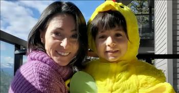 <p>What this mom found after letting her daughter use her phone will move you to tears. When Delphine Expert handed her five-year-old daughter, Zoey, her phone to record &ldquo;treasures&rdquo; from their walk, she had no idea that the real treasure would turn out to be herself.&nbsp;</p>

<p>Zoey, who has autism, was nonverbal until recently. Over the last year, she explored the world through music, ski lessons, and art and started to speak a few simple words. Zoey&rsquo;s ability to communicate has blossomed, and she now enjoys expressing herself more, but it&rsquo;s still a challenge.</p>

<p>Delphine posted a video online that Zoey recorded during a walk. The video shows Zoey&rsquo;s perspective as she focuses on various items like a pine cone, a dandelion, the grass, the sky, the clouds, her car, and their house. Each of these elements is captured with the innocence and curiosity of a young child exploring the world.</p>

<p>The most heartwarming moment comes at the end of the video. Zoey turns the camera towards her mom and shares her feelings with a joyful <a href="https://www.youtube.com/watch?v=fv7npEKRrz4">declaration</a>: &ldquo;And there&rsquo;s my beautiful mom. She&rsquo;s the best mom. I love her so much, and she&rsquo;s the best mom in the whole world.&rdquo; Delphine&rsquo;s heart swelled with emotion as she heard these words, evidence of the years of hard work and dedication she had put into supporting her daughter&rsquo;s development.</p>

<p>The video highlighted Zoey&rsquo;s progress and captured a moment of pure, unfiltered love. She <a href="https://www.youtube.com/watch?v=fv7npEKRrz4">commented</a>, &ldquo;With the help of a simple camera, words came out more easily when she was alone and having fun. And she managed to express in her own way all that love she has for me in her heart but would never be able to tell me this directly.&rdquo; Delphine truly knew just how special this moment was.</p>

<p>The video is a beautiful reminder of the simple joys in life and the profound love between a mother and her child. Indeed, the greatest treasures are sometimes found in the most unexpected places.</p>

<p><em><strong><a href="https://www.godtube.com/bible/psalms/127-3">Psalm 127:3</a></strong> &ldquo;Children are a heritage from the Lord, offspring a reward from him.&rdquo;&nbsp;</em></p>
