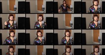 <p>If you love the 70s and like to see unique renditions of classic hits, then take a look at this video. Check out a man's stunning a cappella cover of 'Take A Chance On Me' by ABBA.</p>

<p>This is a creative &ldquo;one-man band&rdquo; cover of the same singer in 16 squares. He is performing all of the parts in the song. He begins strong with harmonies and mainly vocals. This song will take you back and get you wanting to dance along with him.</p>

<p>This video is so very fun. The man is seen in multiple clips dancing and having such a great time. He even has a wig on and a disco shirt to be in full character of the 1970s. It is truly impressive that he has so many different vocals that are building this song. He is creating the background, the melody, and all of the harmonies. His voice is super crisp, catchy, and groovy.&nbsp;</p>

<p>The chorus says:</p>

<p>&lsquo;If you change your mind, I'm the first in line</p>

<p>Honey, I'm still free</p>

<p>Take a chance on me&rsquo;</p>

<p>This song reminds us of loyalty and commitment. ABBA originally sang this song about his love and the fact that he would be around no matter what. This kind of commitment and love reminds us of God has love for us. Even when we have rejected the Lord in our own lives, we can be reminded of His constant willingness to welcome us and love us well. He shows us mercy and His love is unfailing and always faithful.&nbsp;</p>

<p><em>&ldquo;Love is patient and kind; love does not envy or boast; it is not arrogant or rude. It does not insist on its own way; it is not irritable or resentful; it does not rejoice at wrongdoing, but rejoices with the truth.&rdquo; <strong><a href="https://www.godtube.com/bible/1-Corinthians/13-4">1 Corinthians 13:4-6</a></strong></em></p>

