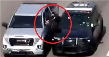 <p>A heroic officer successfully performed a daring, action-movie maneuver during an emergency and saved one man&#39;s life.</p>

<p>Law enforcement is one of the most dangerous career fields. The men and women in those professions often see and interact with some of society&#39;s worst elements. They continually risk their safety and lives for the well-being of others. When most people run away from a disaster or an emergency, firefighters and police officers head towards it.</p>

<p>While those men and women are certainly heroic and completely deserving of respect and admiration, Hollywood movies commonly embellish their deeds. In many action films, firefighters and police officers have almost superhero abilities, pulling off impossible feats with little ease. Well, one police officer&#39;s heroic action does not require any embellishment. What she did was straight out of a movie!</p>

<p><a href="https://www.youtube.com/watch?v=MuPojUUcJo8">A clip posted on YouTube</a> captured the woman&#39;s brave move as she and her partner responded to the scene. The video explains that a driver was experiencing a medical emergency while heading down the road. The truck was swerving back and forth on the road, which could have resulted in deadly crashes.</p>

<p>The responding police vehicle can be seen pulling up next to the truck. While moving down the road, the officer can be heard telling the driver to &quot;roll the back window down all the way!&quot; and to &quot;Stop the vehicle.&quot;</p>

<p>Unfortunately, as the officers explained, the driver was in a daze and did not respond to those instructions. The officer was left with only one move in trying to get the vehicle to stop.</p>

<p>With the police car only six inches away from the truck, the female officer begins to climb out of the police vehicle and into the truck. She goes from the police car to the truck while both vehicles continue to move down the road!</p>

<p>Once inside the truck, the police officer manages to stop the vehicle. She quickly put it in park and shut it off.</p>

<p>What an extraordinary and heroic move! She put her own life at risk as she saved the truck driver and other motorists from potential harm.</p>

<p><em><strong><a href="https://www.godtube.com/bible/2-timothy/1-7">2 Timothy 1:7</a></strong> &quot;For God did not give us a spirit of fear, but of power and of love and of self-control.&quot;</em></p>
